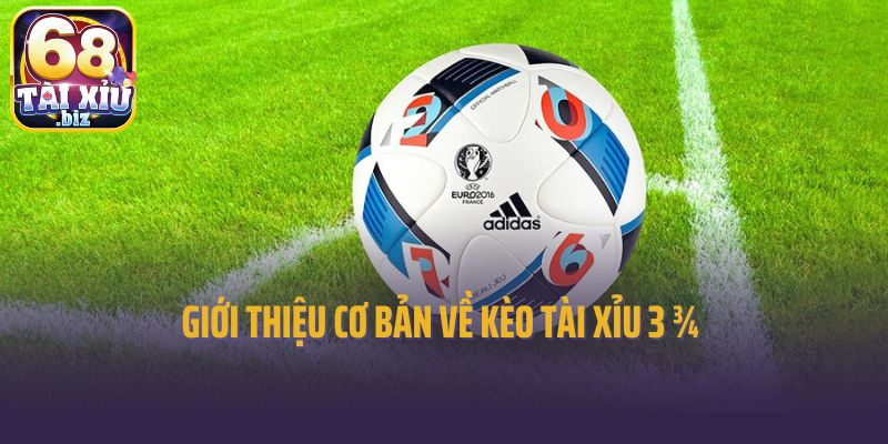Giới thiệu cơ bản về kèo tài xỉu 3 ¾